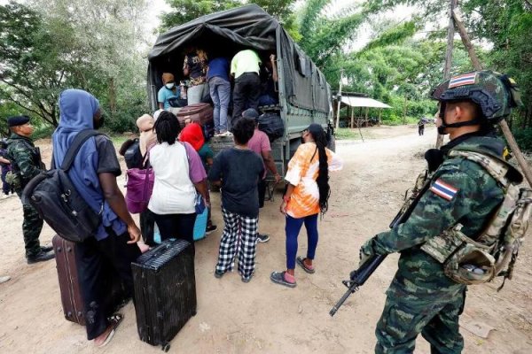 配先查 近500名印度电诈人员从KK园区逃至泰国，印度空军将执行3趟航班接人