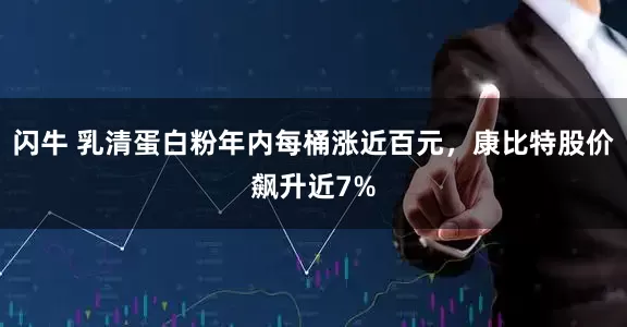 闪牛 乳清蛋白粉年内每桶涨近百元，康比特股价飙升近7%